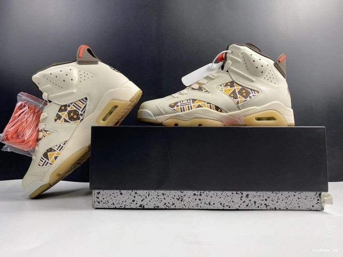 Rep AIR Brown (2020) CZ4152-100 Retro 6 Sail Jordan Quai54 0816